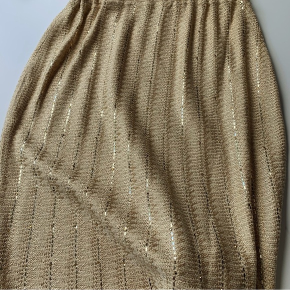 St. John Evening Gold Two Piece Suit - Picture 7 of 9